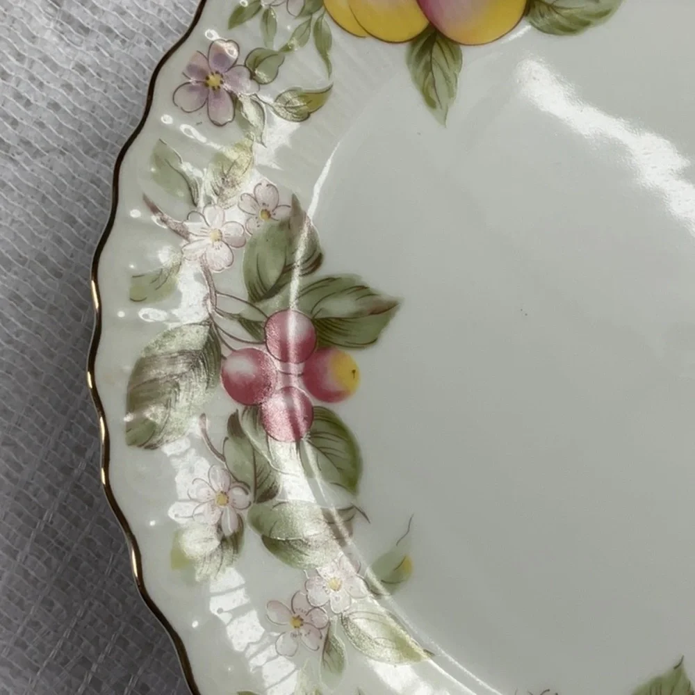 Vintage Andrea by Sadek Porcelain Cake Plate and Server in 